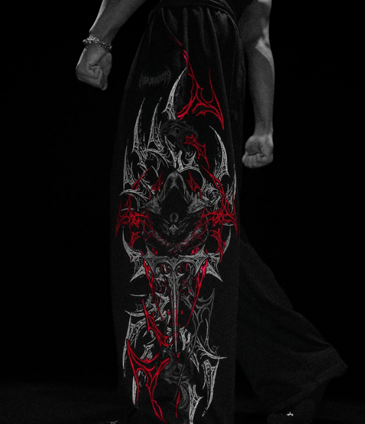 banana shape deathkeeper uncuffed sweatpants nightmare-breathedivinity