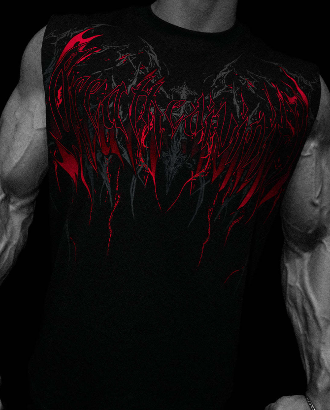BREATHEDIVINITY - SLEEVELESS BAYBLACK