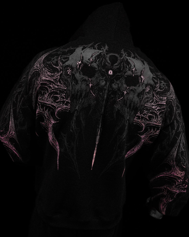 Breathedivinity Eclipse Oversized Pullover Hoodie [HOLLOW PURPLE]