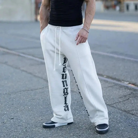 YOUNGLA sweatpants terry